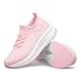 Womens Slip on Walking Shoes Comfort Lightweight Breathable Sock Shoe Non-Slip Mesh Casual Fashion Tennis Running Sneakers Pink Size 9.5