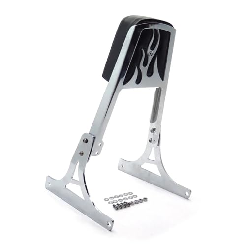 Accoudoir moto Softail en cuir et sissy bar skull haut de gamme