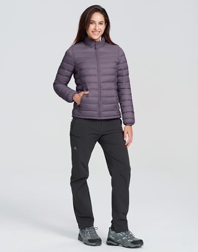 Pioneer Camp Women's Midnight Purple Lightweight Puffer Jacket - Your Go-To for Warmth and Style, Size M - Image 3