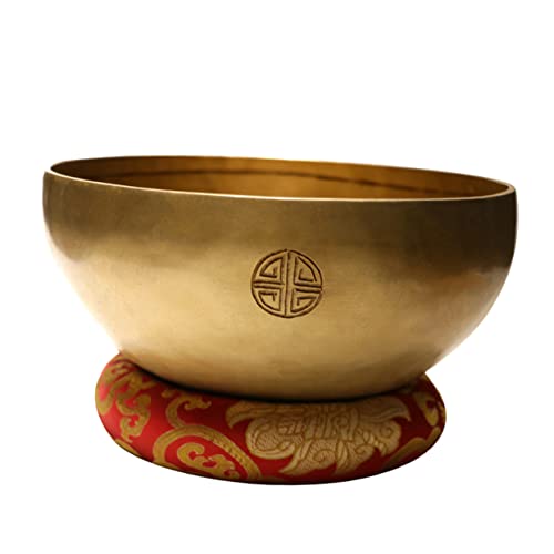 QUMIIRITY 1 セット 手作りシンギングボウル のそみ ヨガボウル お椀 音楽ボウル ネパールボウル シンギングボウル メディテーションボウル シンギングボウル 木