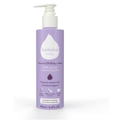 Kokoso Baby Coconut Oil Lotion for Sensitive Skin Cover
