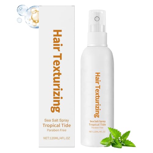 S-implícitos Spray De Sal Marina, Spray Volumizante Natural, De Estilo De Reventón, Portátil Y Conveniente, Efecto De Champú Seco Natural, 4x4x15.8 Cm, Para Explosión, Boda, Hogar, Viaje