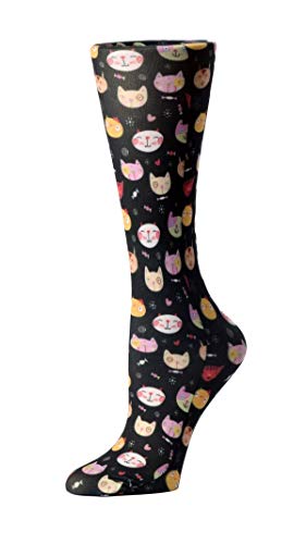 Image of Cutieful Compression Socks Knit Wide Calf 10-18mm /HG