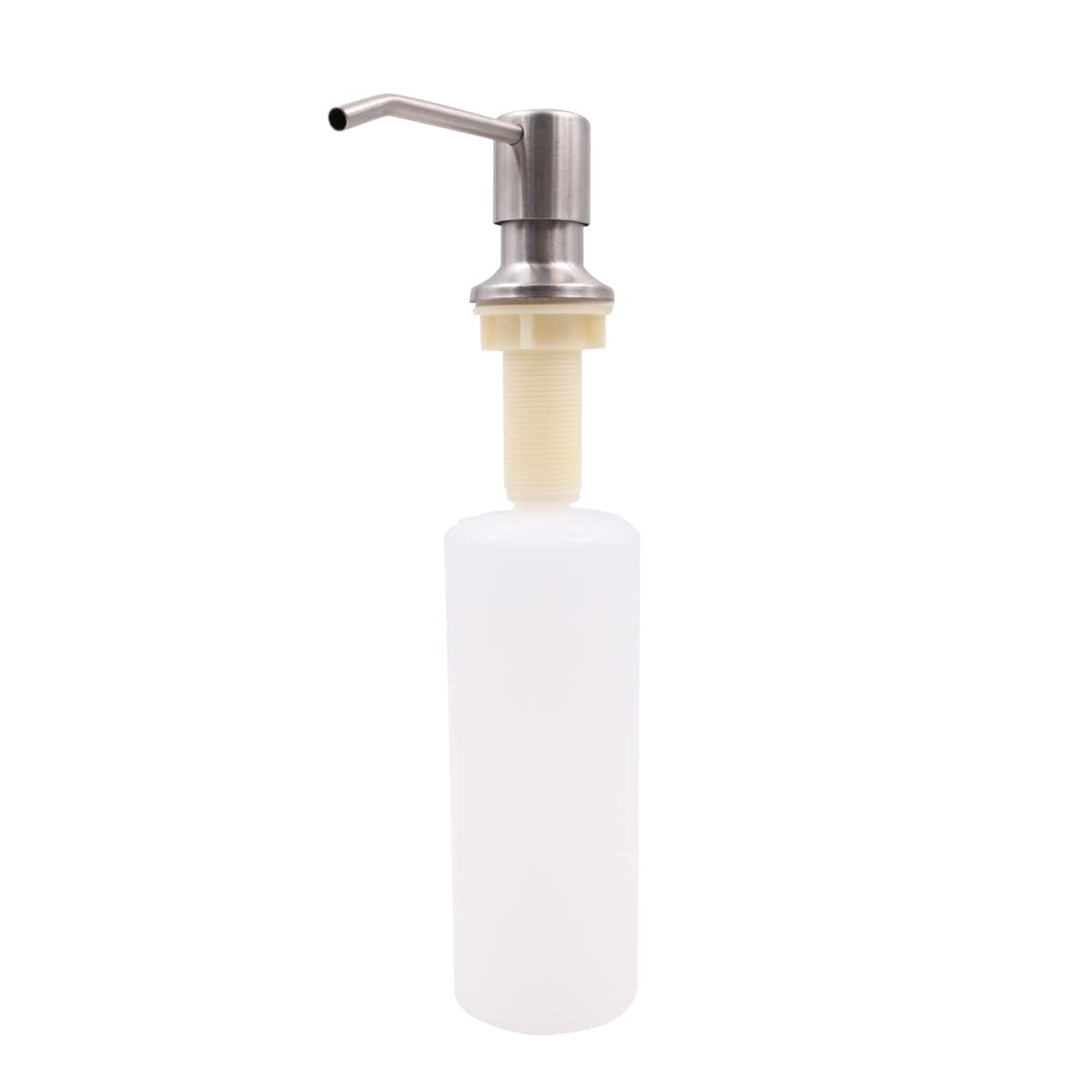 WANGCL Kitchen Sink Soap Dispenser 300ML Set Refillable Stainless Steel for Shower Kitchen/Soap Dispenser Soap Lotion Dispenser Tools for Home Kitchen Sink-Sliver