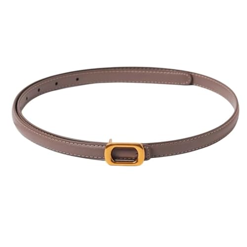 Belts for women, Waist Belt Women' Waist Belts Adjustable Pure Cowhide Versatile Alloy Buckle Skirt Suit Jeans and Slim Waist Belts(Gray)
