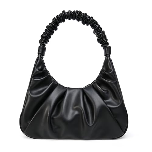 PS PETITE SIMONE Bolso de Mujer Bolso de Hombro de Moda Plisado Suave Bolso de Mano pequeño Artesanal 2024 Sofii para la Escuela, el Trabajo, los Viajes, las Compras Negro PS PETITE SIMONE Bolso de Mujer Bolso de Hombro de Moda Plisado Suave Bolso de Mano pequeño Artesanal 2024 Sofii para la Escuela, el Trabajo, los Viajes, las Compras Negro