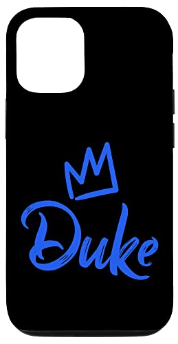 Iphone 12/12 Pro Duke The King / Blue Crown & Name For Men Called Duke Case #TOP13