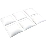 6 White Leather Bracelet Watch Pillow Jewelry Displays 3