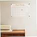 VILLCASE Acrylic Weekly Plan Erasable Memo Board 16x12 Inch Display Board for Home Office School Markers