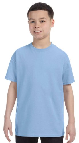 Gildan Heavy Cotton Youth 5.3 oz. T-Shirt-L (Light Blue)