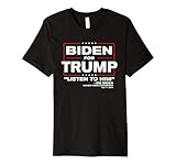 Biden for Trump - Funny Donald Trump 2024 Press Conference Premium T-Shirt