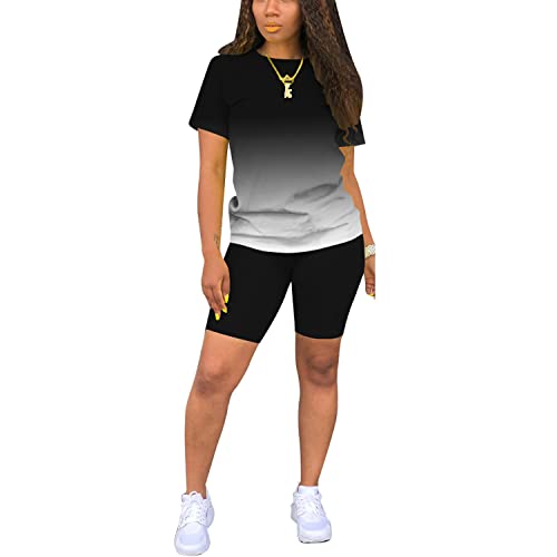 Image of Nimsruc Workout Sets For Women 2 Piece Outfits Sexy Summer Sweatsuits Jogging Suits Casual Bodycon Tracksuits