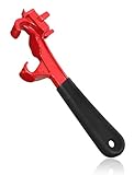 Lylafairy 3-in-1 Bung Wrench & Bucket Opener Tool – Aluminum Drum Lid Remover for 5-55 Gallon Drums, Paint Cans, and Pails, Non-Slip Rubber Handle, Multi-Function for Industrial & Home Use