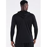 CADMUS Men's Workout Long Sleeve Fishing Shirts UPF 50+ Sun Protection Dry Fit Hoodies - Image 2