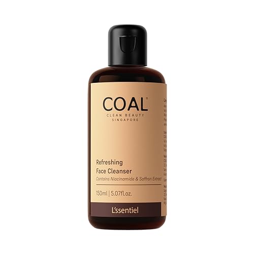 Coal Clean Beauty Refreshing Face Cleanser for Men, 150ml | Niacinamide, Honey, Saffron Extract, Glycerin for Skin Brightening, Acne, Pimple and Oil Control | All Skin Types Coal Clean Beauty Refreshing Face Cleanser for Men, 150ml | Niacinamide, Honey, Saffron Extract, Glycerin for Skin Brightening, Acne, Pimple and Oil Control | All Skin Types