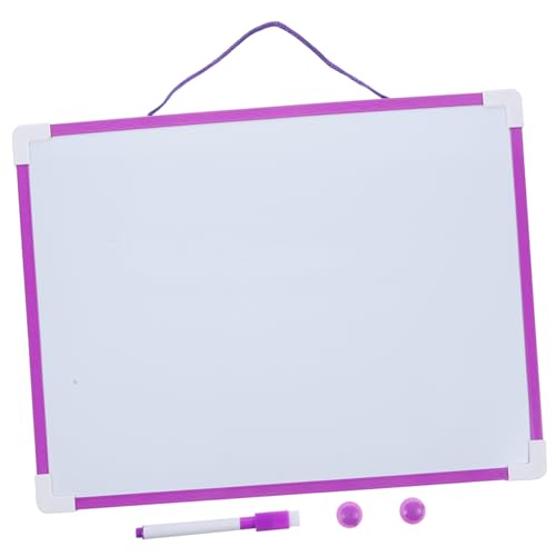 WEKAMOS Pizarra Magnética Doble Cara Mensajes y Notas Borrado Seco Reutilizable Tablero Práctico para Hogar Oficina y con Superficie Fácil de Limpiar y Diseño Compacto