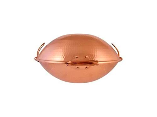 Panela Portuguesa Cataplana De Cobre Martelada 7 Litros, Mais Sul Artesanato