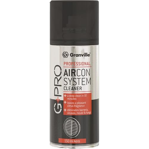 Granville G+PRO Professional 1086 Car AC Air Conditioning Aircon System Cleaner Aerosol Spray Bomb Can **Made In UK**