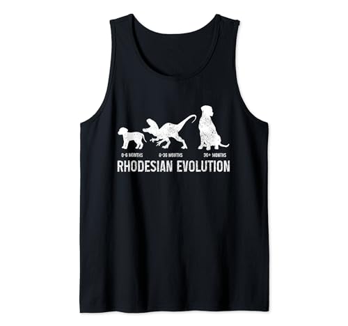 Rhodesian Ridgeback Mamá Papá Cachorro Divertido Dueño de Perro Camiseta sin Mangas