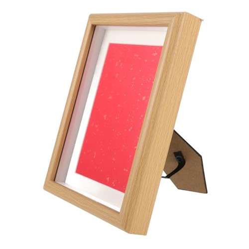 GOOHOCHY Traditional Calligraphy Wooden Frame Letter Holder Blank Frame for Home Decor Calligraphy Painting