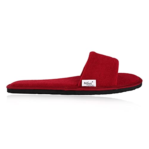 Image of Women's Home Slippers Indoor House Bedroom Room Carpet Open Toe Cloth Slippers Women Girls