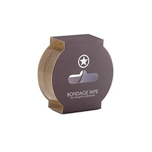 Ouch! By Shots Non Sticky Bondage Tape – transparant – ongeveer 17,5 m lang – 2,5 cm breed