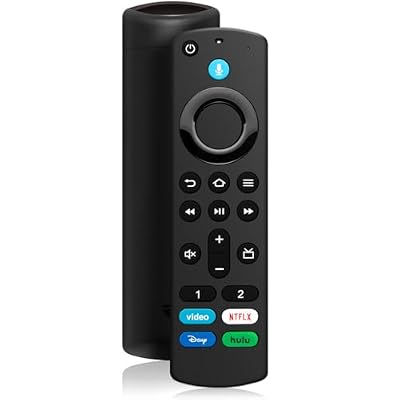 Spare Voice Remote for Replacement for 4K/4K MAX Stick (2nd/3rd Gen), Cube, Lite, HD with Power, Volume Buttons, Voice Search – for Living Room, Bedroom, Office