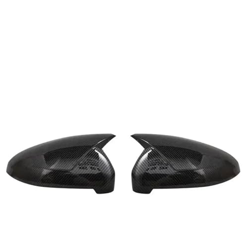 �ɓK������A�E�f�B A4 B9 �N���g�� S���C�� A5 S5 RS5 �ɓK������X�|�[�c�o�b�N �A�V�X�g�p �J�[�{���t�@�C�o�[���u���b�N���A�r���[�T�C�h�~���[�J�o�[�L���b�v 2�Z�b�g �ɓK������(Carbon fiber pattern)