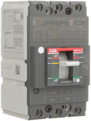 Molded Case Circuit Breaker 100A 125 Frame 3 Pole 600Y/347 VAC 500 VDC, XT1NU3100AAA000XXX
