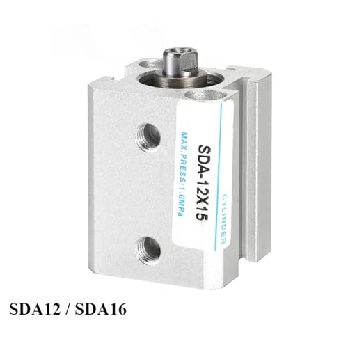 Cilindro de doble efecto fino compacto SDA32 con 40 mm de carrera para aire comprimido 3