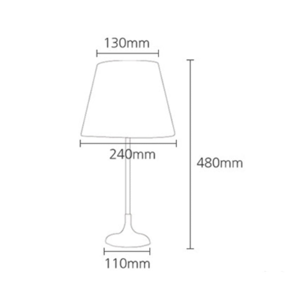 Lampada da tavolo moderna, luce dimmerabile sul comodino della | Stile moderno, paralume in tessuto, USB, controllo tramite pulsanti, luce della camera da letto