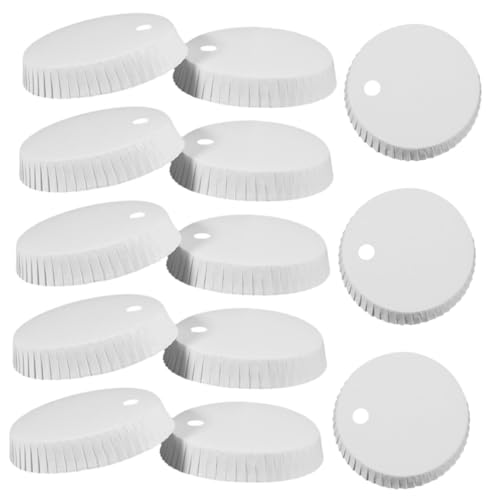 STOBAZA Disposable Paper Cup Lids 200pcs for Hotels Salons Cafes Whiteboard Cup Lid Covers