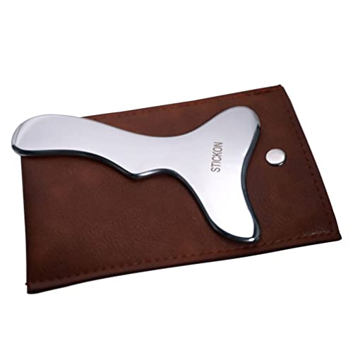 Image of STICKON Guasha Tool Scraping Massage Tools Gua Sha Stainless Steel IASTM Tools Great Soft Tissue Mobilization Tool (STICKON-23)