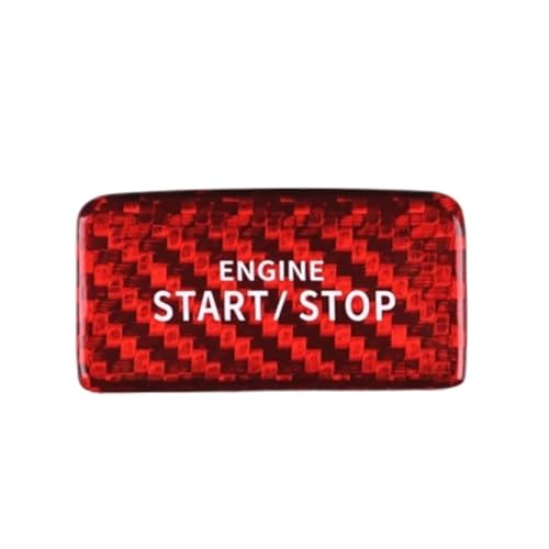 Couvercle bouton démarrage Golf 8 rouge pour look sportif de votre intérieur VW