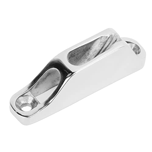 Marine Grade 316 Stainless Steel Boat Cleat Clam Cleats for Rope Boat Rope Clam Cleat 18x80mm Hardware Suitable for Ship Kayak Accessories
