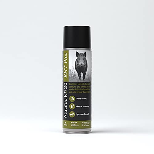 ATTRATEC No 20 BHT Plus, 500ml Lockmittelspray für Schwarzwild auf Qualitätsbuchenholzteerbasis mit pflanzl. Wirkungsverstärker Cover