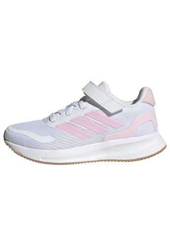 adidas RUNFALCON 5 Shoes Kids, Zapatillas para Correr Unisex niños, FTWR White/Clear Pink/Gum 3, 34 EU