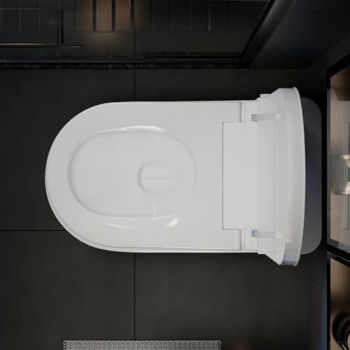 TOTTE Smart Toilet with Bidet Built-in, Auto Open/Close Lid, Auto Power 1000g MaP Flush, 1.28 GPF, One Piece Elongated Toilet with Instant Warm Water & Warm Air Dryer, Built-in Aroma miniatura 7