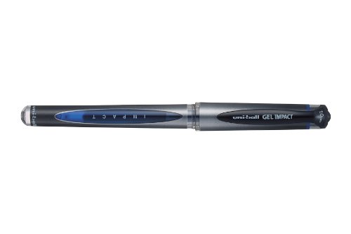 Bolígrafos Uni-Ball UM-153S Gel Impact Azul x3 miniatura 2