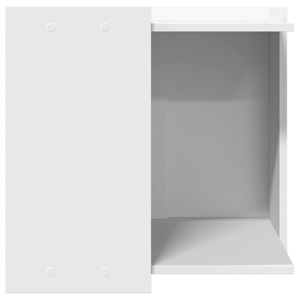 Genérico Mueble arenero para Gatos Madera ingeniería Blanco 53x53x51 cm,Producto para Mascotas y Animales,Productos para Mascotas,Productos para Gatos,Mobiliario para gatos-857751