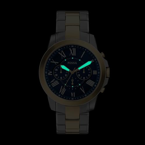 Image of Fossil Grant Multicolor Quartz Stainless Steel Watch FS6132