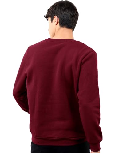 Image of EYEBOGLER Men's Cotton Blend Round Neck Sweatshirt