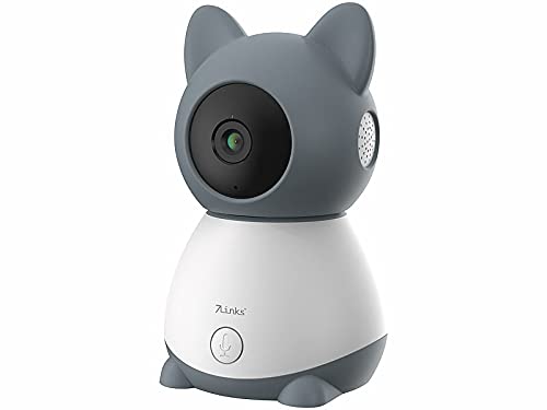 7links WLAN-Video-Babyphone, per App dreh- & schwenkbares Objektiv, Full-HD...