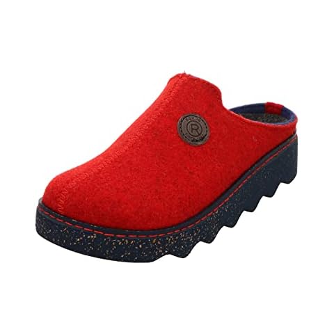 Rohde Damen, Frauen, Hausschuhe,Wechselfußbett,verbandschuhe,therapieschuhe,Klett-Hausschuhe,Cherry,38 EU Cover