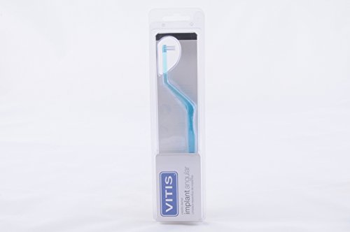 Brosse Vitis Implant Angul col coudé pour un nettoyage précis