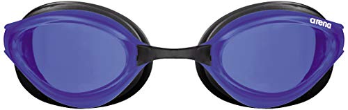 Image of ARENA Python Swim Goggles for Men and Women, Clear /Blue, Non-Mirror Lens
