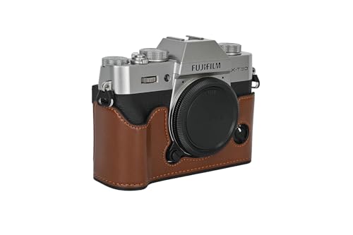 Funda Semicorporal de Cuero PU para Cámara Fujifilm XT30 miniatura 5