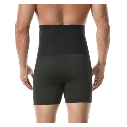 Pantalones cortos de sauna para hombre ajustados con tela de poliéster 4