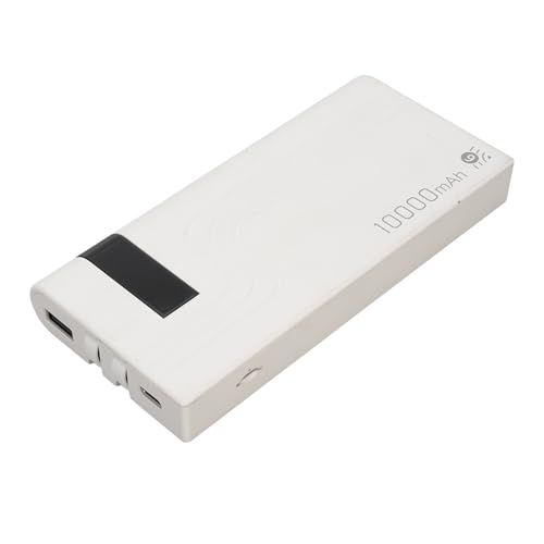 TIKATARER Enrutador de Punto de Acceso Móvil 4G LTE, Enrutador WiFi Desbloqueado de 300 Mbps, Módem Inalámbrico Portátil con Banco de Energía de 10000 MAh, Carga USB Tipo C y Ranura para Tarjeta