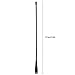 Retevis SMA-Male Antenna, Walkie Talkie Antenna,14.8IN Flexible Whip,VHF/UHF 144/430Mhz Dual Band,for Retevis RT85 RA89 RT81 HA1UV,Compatible with YAESU Vertex TYT Wouxun(1Pack)